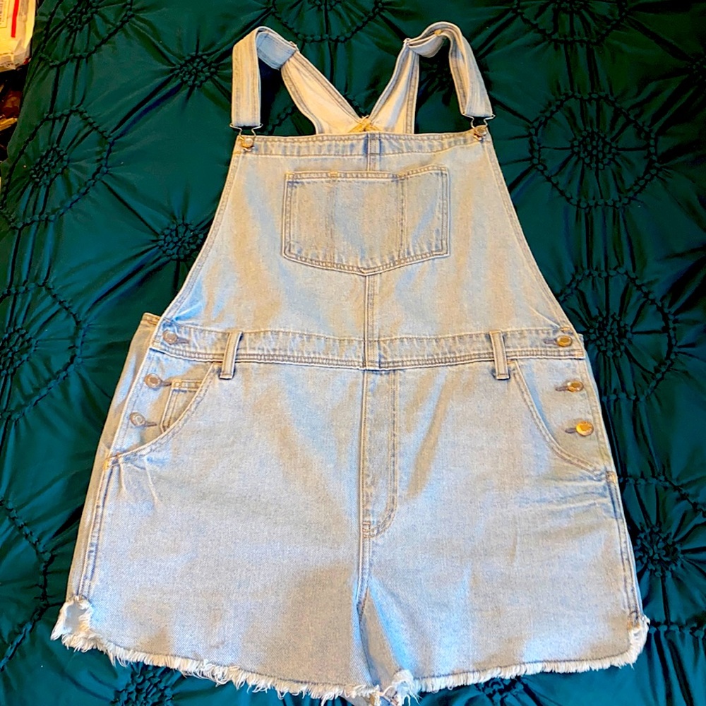 American Eagle Short Overalls